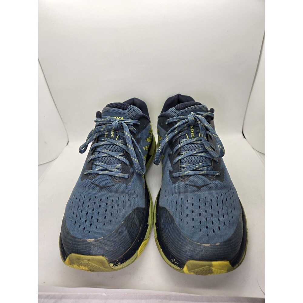 Hoka One One Torrent 3 Trail Shoes Men's 12.5D Blue Road Running Hiking Sneakers - Picture 2 of 9